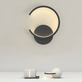 Modern Round LED Wall Sconce Dimmable Nordic Minimalist Bedside Light Fixture