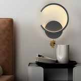 Modern Round LED Wall Sconce Dimmable Nordic Minimalist Bedside Light Fixture