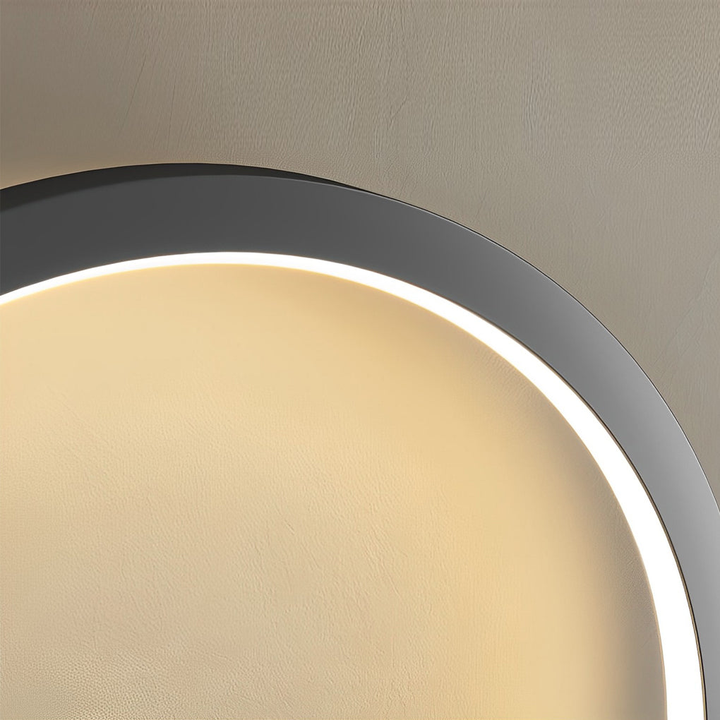 Modern Round LED Wall Sconce Dimmable Nordic Minimalist Bedside Light Fixture
