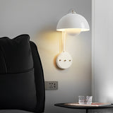 Modern Round Metal Wall Sconce with Three Step Dimming Nordic Circular Iron Wall Lamp