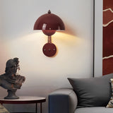 Modern Round Metal Wall Sconce with Three Step Dimming Nordic Circular Iron Wall Lamp