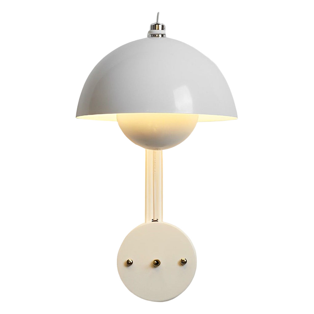 Modern Round Metal Wall Sconce with Three Step Dimming Nordic Circular Iron Wall Lamp