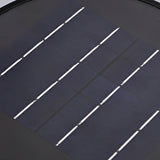 Modern Round Outdoor Solar Pathway Light Waterproof LED Lawn Lamp for Garden Decor