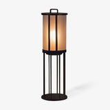 Modern Round Pillar Acrylic Lantern Outdoor Landscape Light for Garden and Pathway