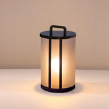 Modern Round Pillar Acrylic Lantern Outdoor Landscape Light for Garden and Pathway