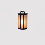 Modern Round Pillar Acrylic Lantern Outdoor Landscape Light for Garden and Pathway