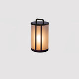 Modern Round Pillar Acrylic Lantern Outdoor Landscape Light for Garden and Pathway