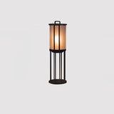 Modern Round Pillar Acrylic Lantern Outdoor Landscape Light for Garden and Pathway