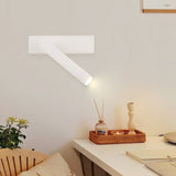 Modern Round Recessed LED Bedside Wall Lamp Metal Sconce for Minimalist Interior Lighting