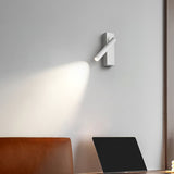 Modern Round Recessed LED Bedside Wall Lamp Metal Sconce for Minimalist Interior Lighting