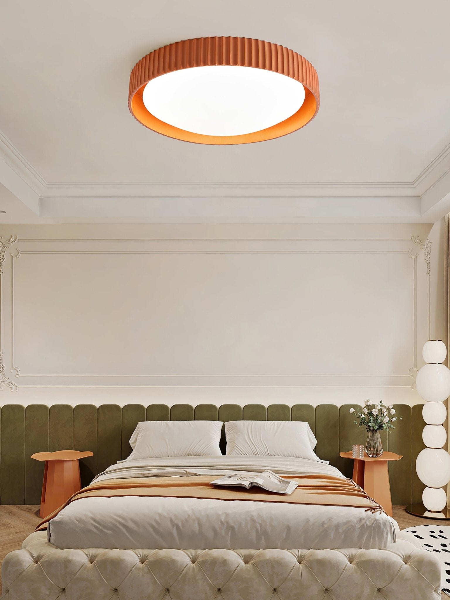modern-round-ribbed-acrylic-led-ceiling-flush-mount-light-with-resin-frame