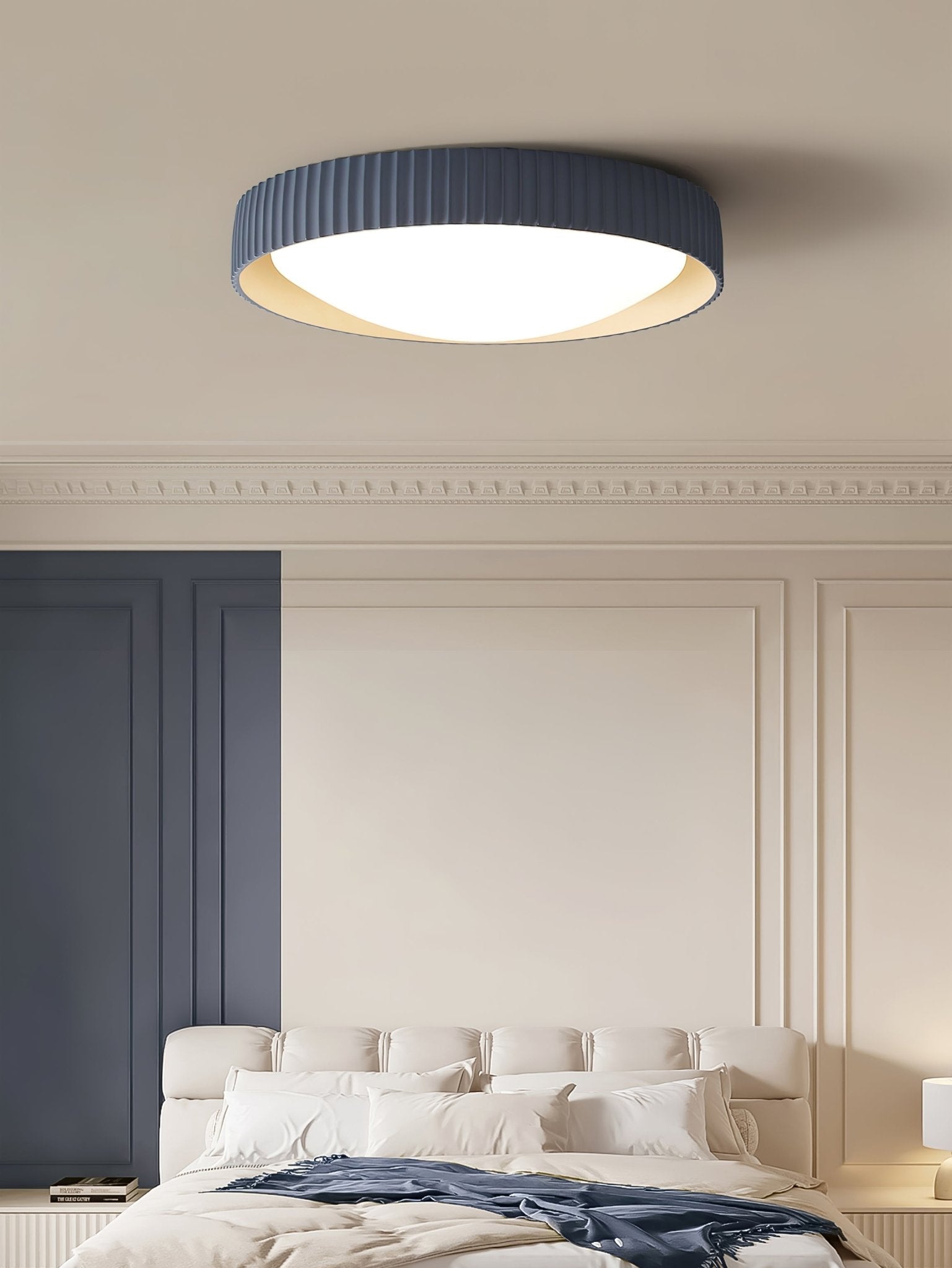 modern-round-ribbed-acrylic-led-ceiling-flush-mount-light-with-resin-frame