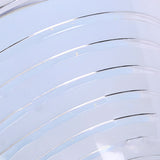 Modern Round Solar LED Outdoor Lamp Post Black Finish Dusk to Dawn Sensor Lighting