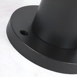 Modern Round Solar LED Pathway Lights Waterproof Outdoor Garden Stake Lighting with 3 Step Dimming