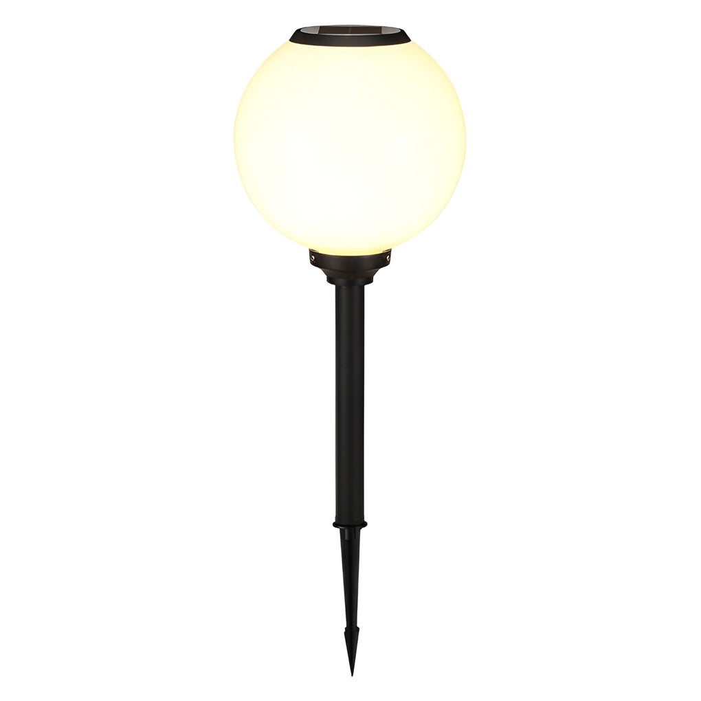 Modern Round Solar LED Pathway Lights Waterproof Outdoor Garden Stake Lighting with 3 Step Dimming