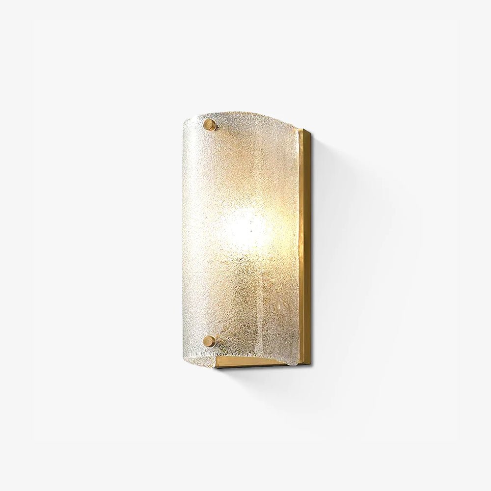 Modern Rounded Opaque Glass Wall Sconce with Antique Brass Finish Interior Lighting