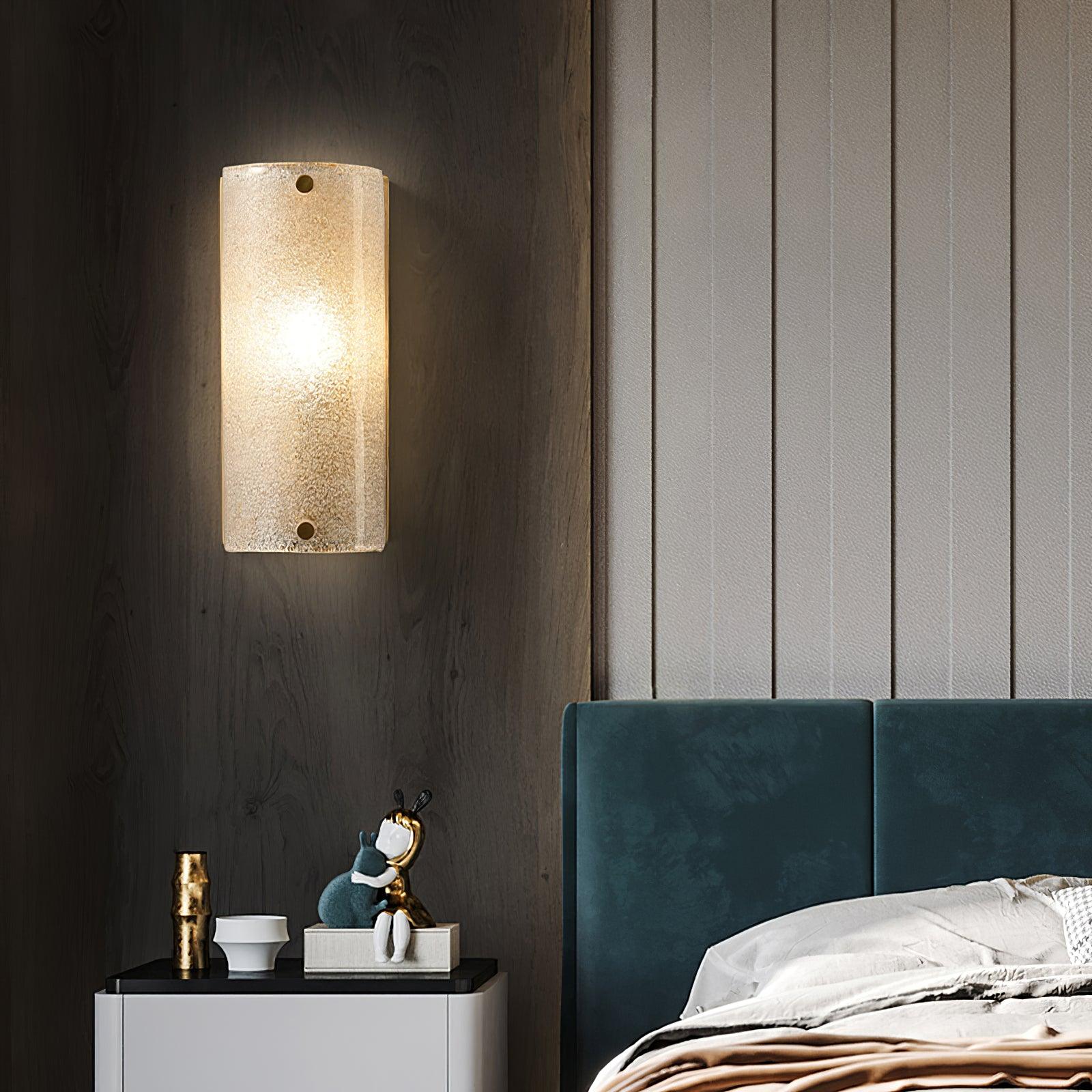 Modern Rounded Opaque Glass Wall Sconce with Antique Brass Finish Interior Lighting