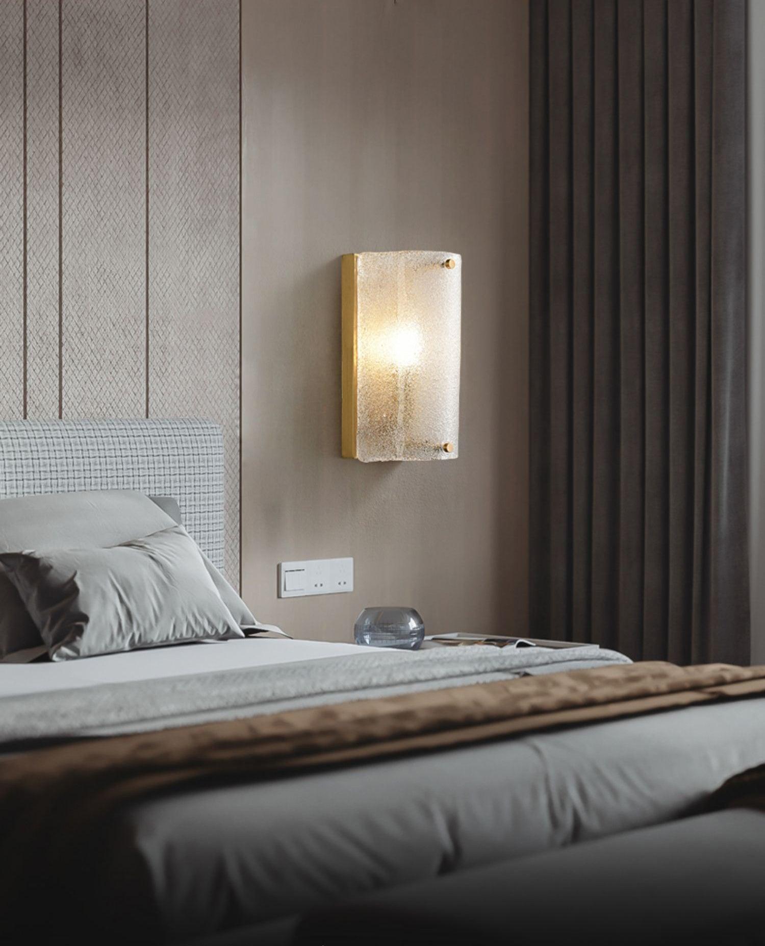 Modern Rounded Opaque Glass Wall Sconce with Antique Brass Finish Interior Lighting