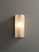 Modern Rounded Opaque Glass Wall Sconce with Antique Brass Finish Interior Lighting