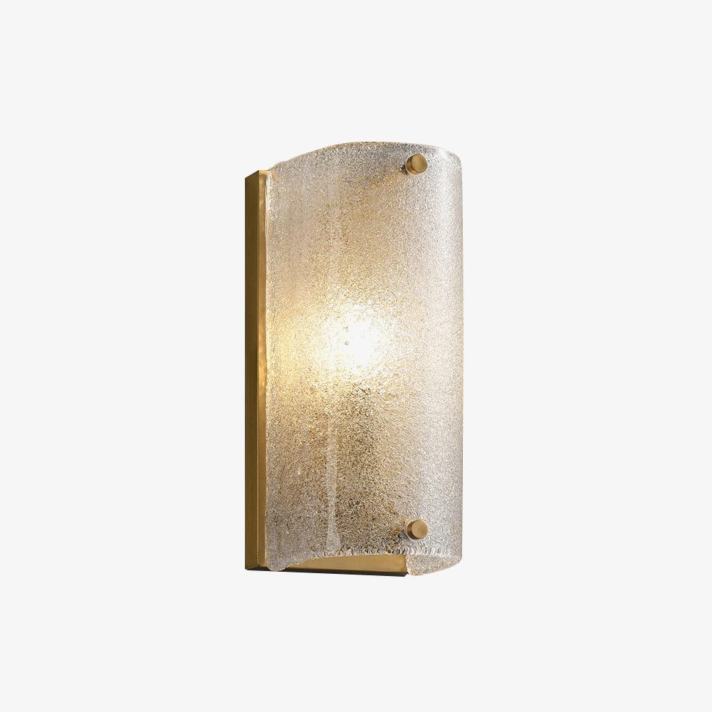 Modern Rounded Opaque Glass Wall Sconce with Antique Brass Finish Interior Lighting