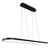 Modern Rounded Rectangle LED Pendant Light for Kitchen Island Acrylic Nordic Hanging Lamp