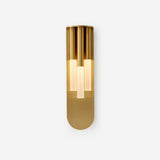 Modern Rousseau LED Wall Lamp Minimalist Indoor Sconce for Hallway and Living Room Gold Black Finish