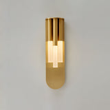 Modern Rousseau LED Wall Lamp Minimalist Indoor Sconce for Hallway and Living Room Gold Black Finish