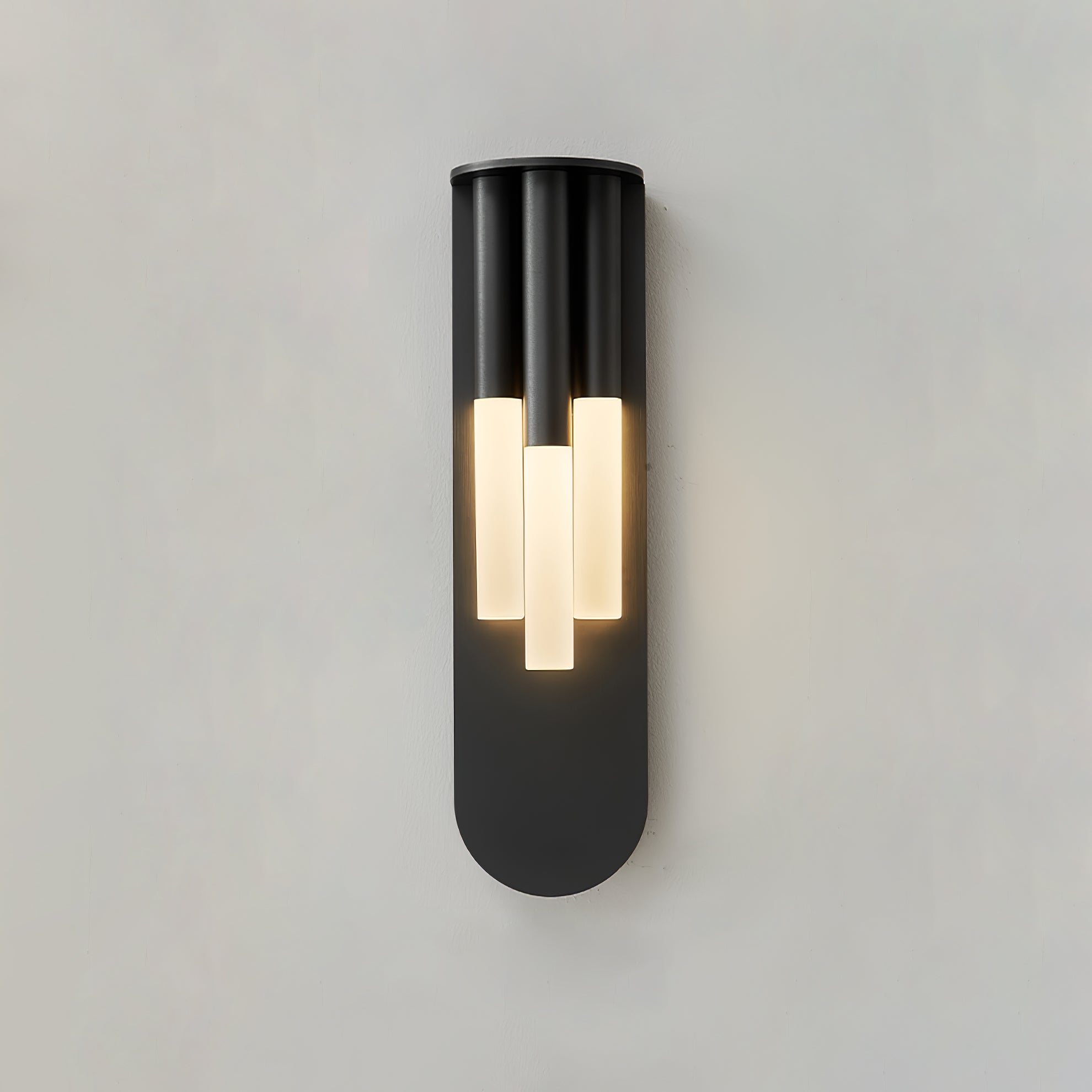 Modern Rousseau LED Wall Lamp Minimalist Indoor Sconce for Hallway and Living Room Gold Black Finish