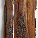 Modern Rustic Bark Textured LED Wall Sconce Resin Interior Bracket Light