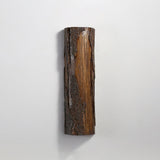 Modern Rustic Bark Textured LED Wall Sconce Resin Interior Bracket Light