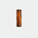Modern Rustic Bark Textured LED Wall Sconce Resin Interior Bracket Light