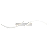 Modern S Shaped LED Wall Sconce Creative Three Color Dimmable Minimalist Wall Light