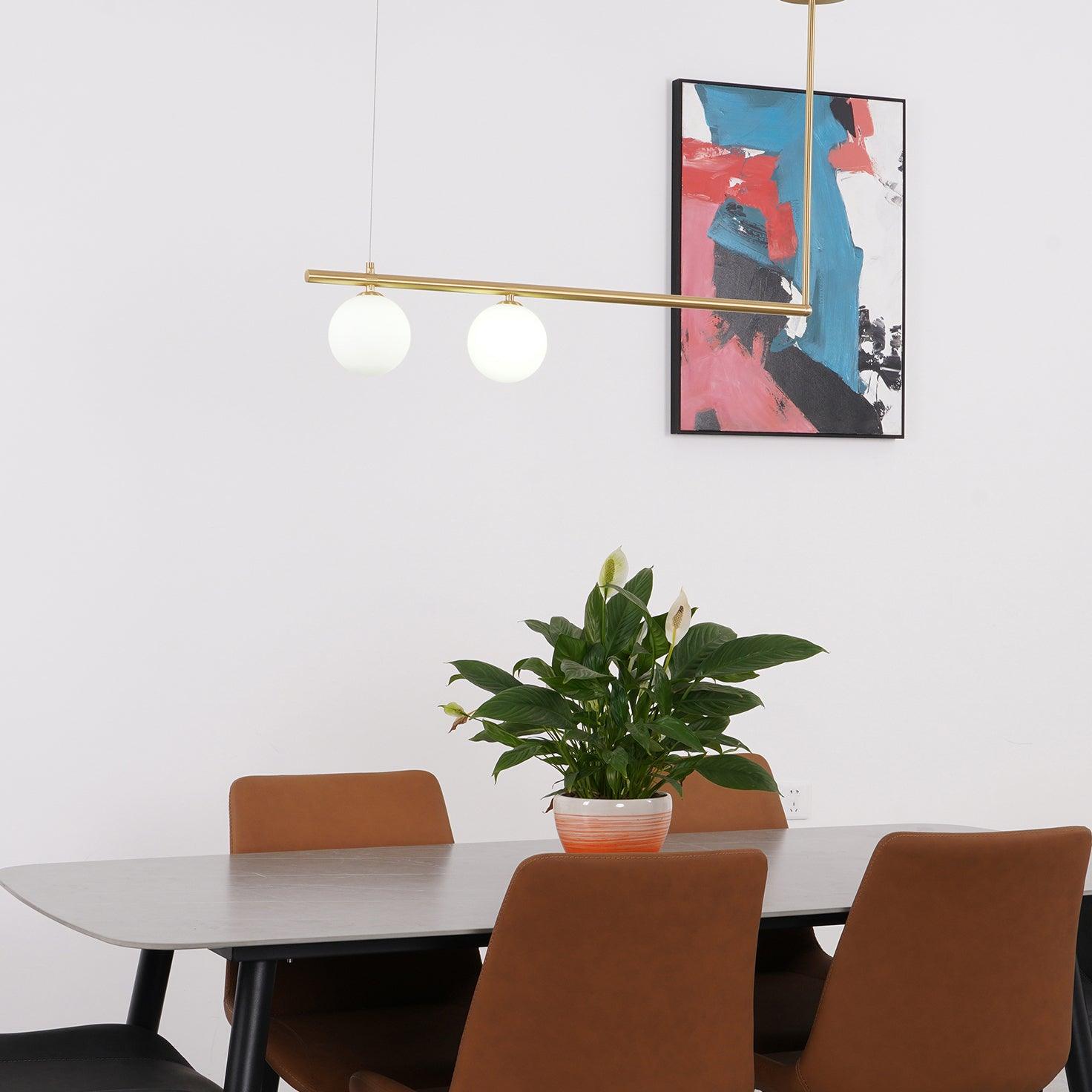 Modern Satellite Geometric Pendant Light Minimalist Multi Head Ceiling Hanging Chandelier
