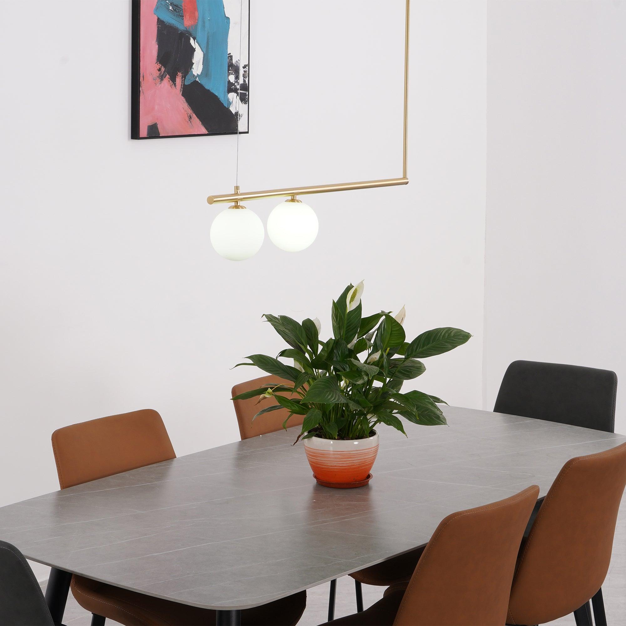 Modern Satellite Geometric Pendant Light Minimalist Multi Head Ceiling Hanging Chandelier