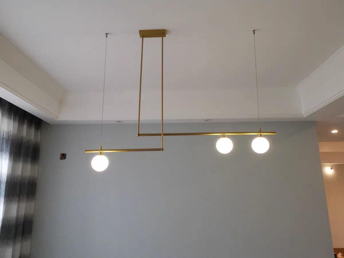 Modern Satellite Geometric Pendant Light Minimalist Multi Head Ceiling Hanging Chandelier