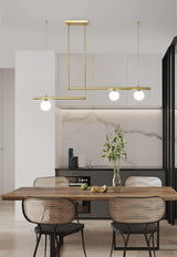Modern Satellite Geometric Pendant Light Minimalist Multi Head Ceiling Hanging Chandelier