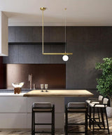 Modern Satellite Geometric Pendant Light Minimalist Multi Head Ceiling Hanging Chandelier