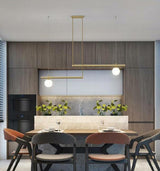 Modern Satellite Geometric Pendant Light Minimalist Multi Head Ceiling Hanging Chandelier