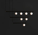 Modern Satellite Geometric Pendant Light Minimalist Multi Head Ceiling Hanging Chandelier