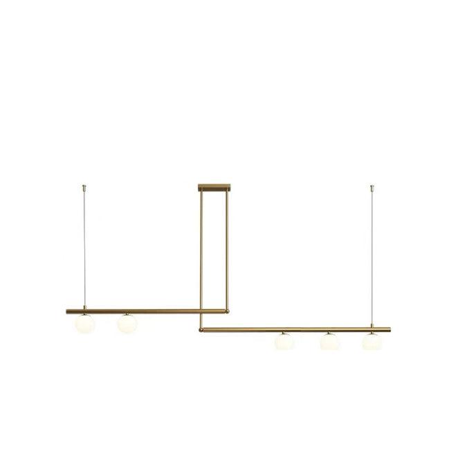 Modern Satellite Geometric Pendant Light Minimalist Multi Head Ceiling Hanging Chandelier