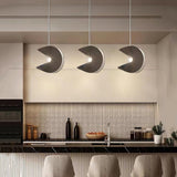 Modern Scandinavian Shell LED Pendant Light for Dining and Kitchen Island