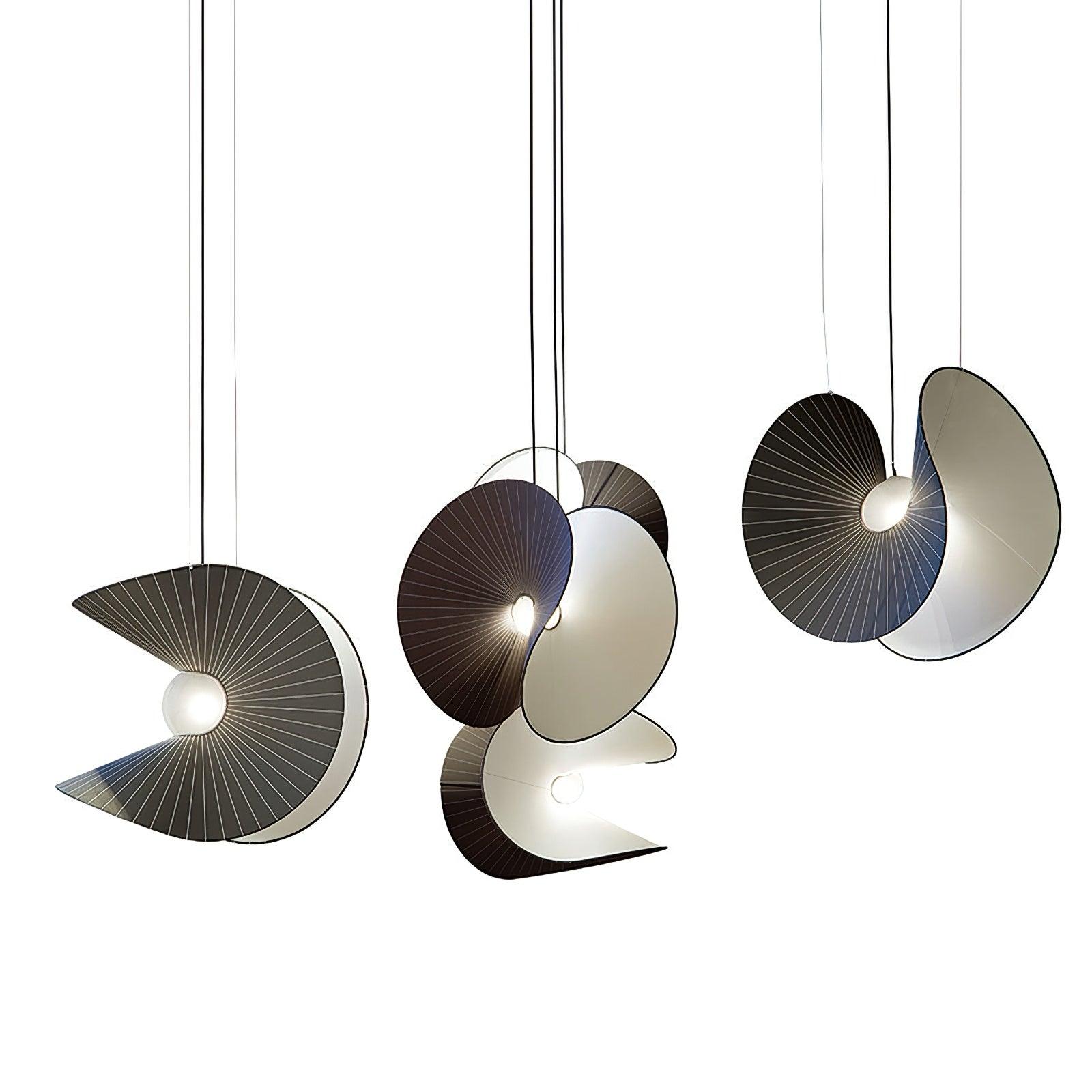 Modern Scandinavian Shell LED Pendant Light for Dining and Kitchen Island