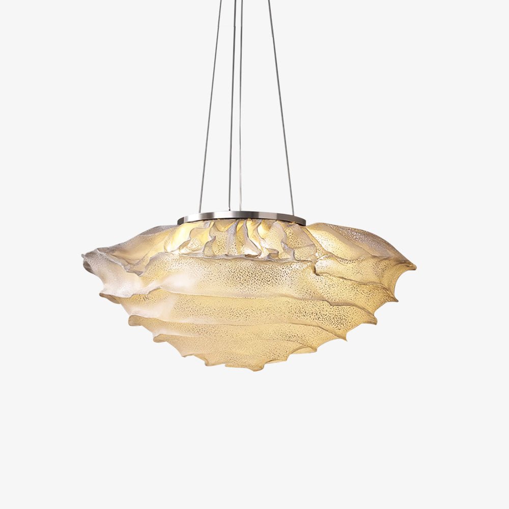Modern Sculptural Cloud Pendant Light Stainless Steel Hanging Fixture for Living Room