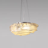 Modern Sculptural Cloud Pendant Light Stainless Steel Hanging Fixture for Living Room