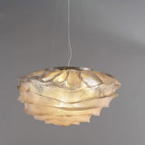 Modern Sculptural Cloud Pendant Light Stainless Steel Hanging Fixture for Living Room