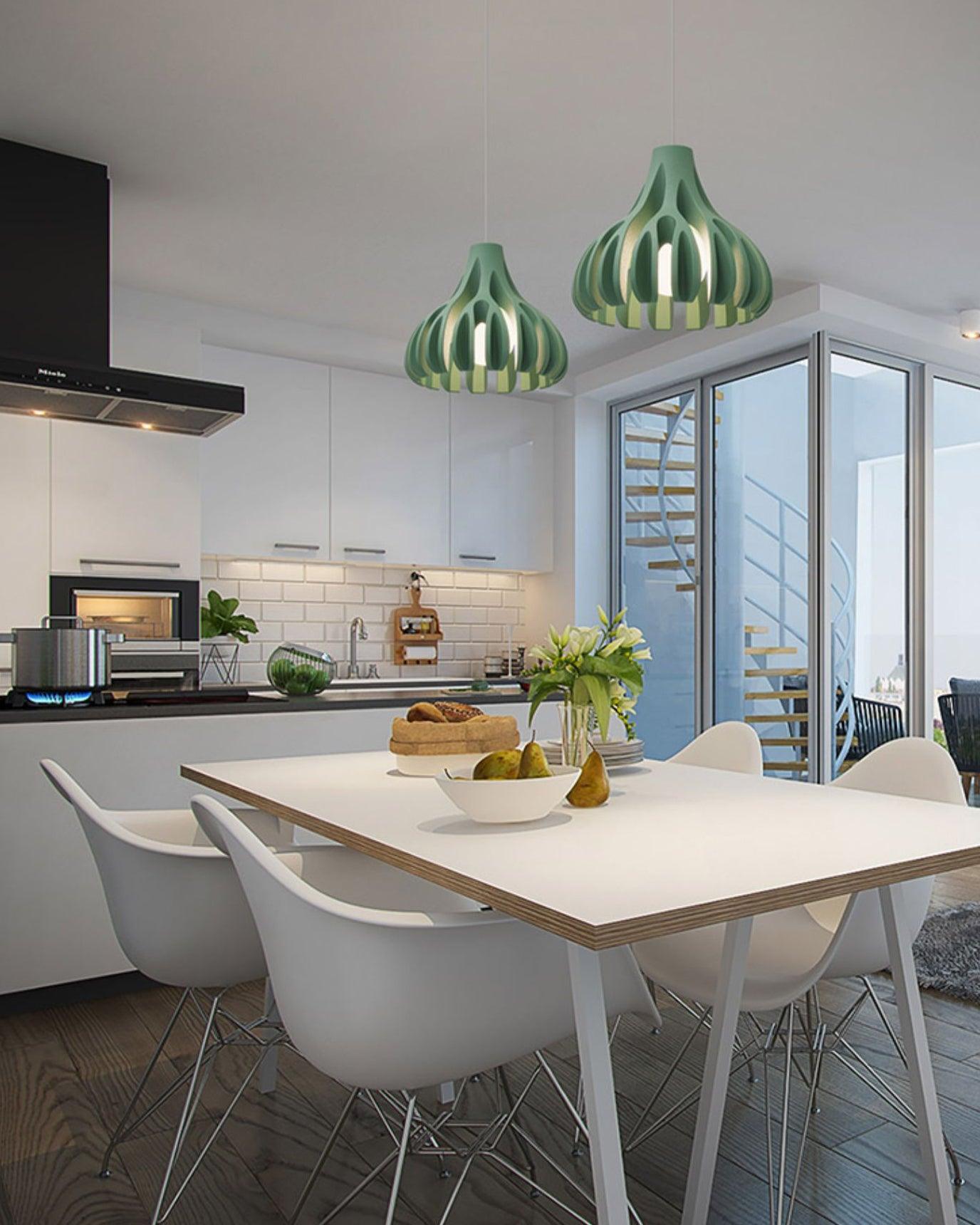 Modern Sculptural Coral Resin Pendant Light with Adjustable Cable for Home Decor