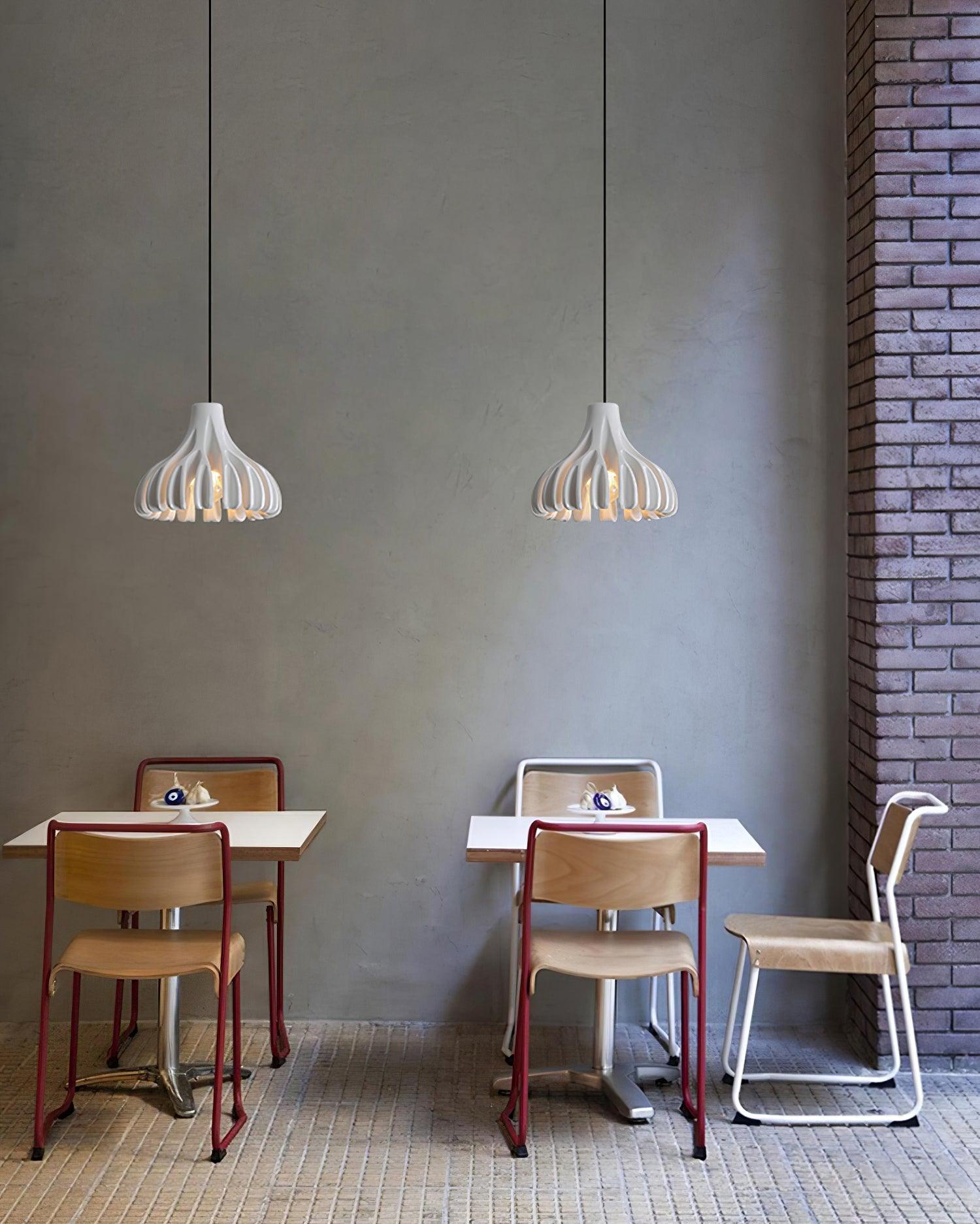 Modern Sculptural Coral Resin Pendant Light with Adjustable Cable for Home Decor