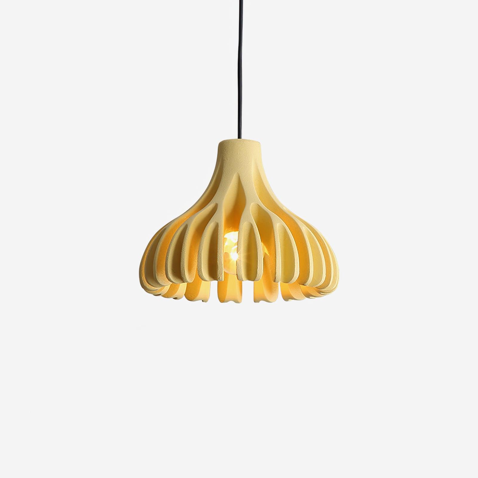 Modern Sculptural Coral Resin Pendant Light with Adjustable Cable for Home Decor