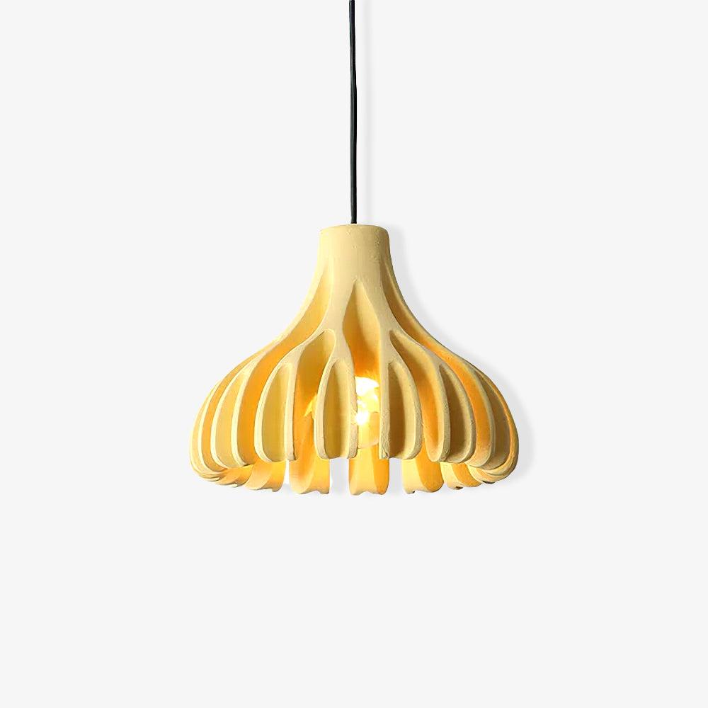 Modern Sculptural Coral Resin Pendant Light with Adjustable Cable for Home Decor