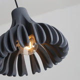 Modern Sculptural Coral Resin Pendant Light with Adjustable Cable for Home Decor